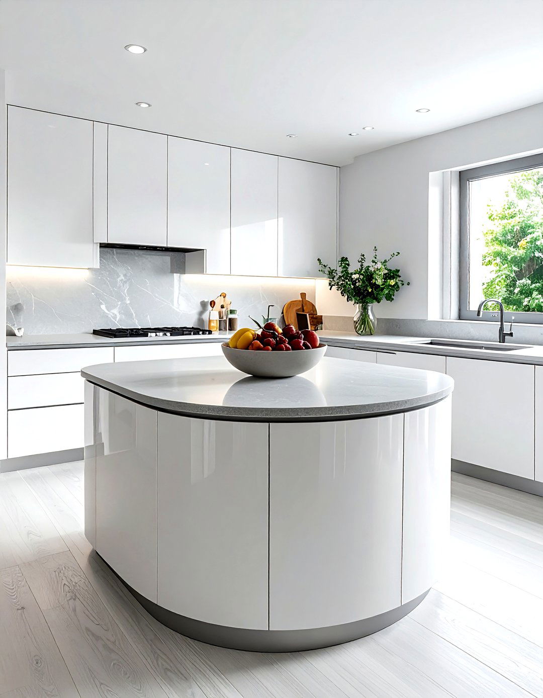 Rounded Countertop Corners - 30 senior friendly kitchen ideas