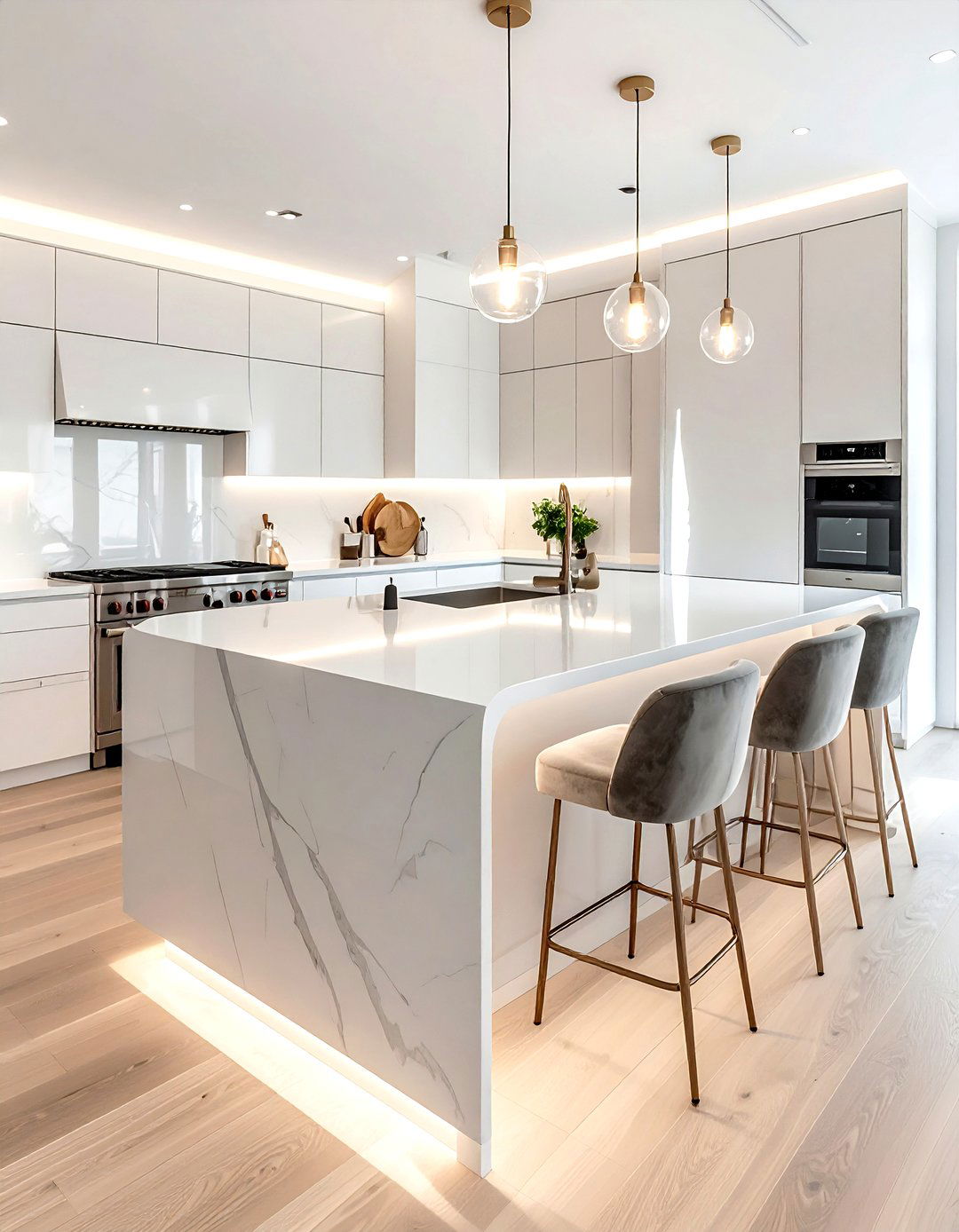 Rounded Countertop Edges - 30 kitchen ergonomic ideas