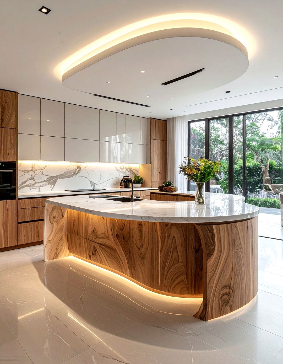 Rounded kitchen island - 30 trending kitchen ideas