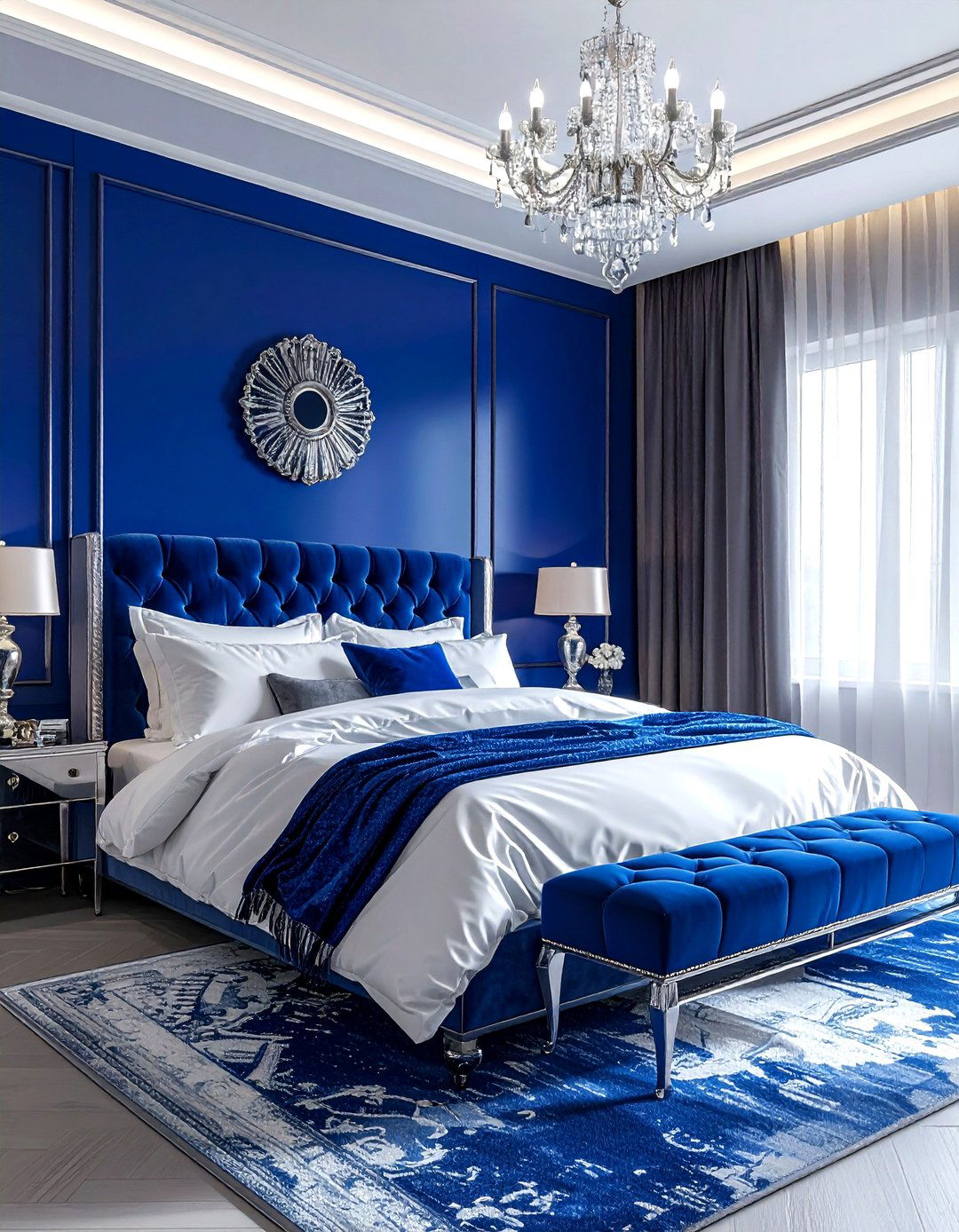 Royal Blue Bedroom - 30 blue bedroom decor ideas