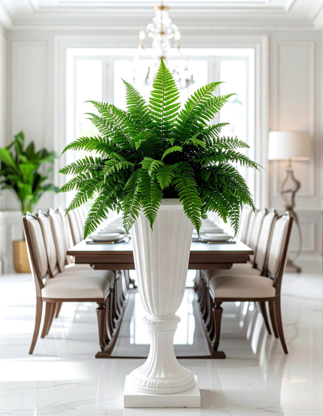 Royal Fern Grand Display - 30 dining room fern ideas