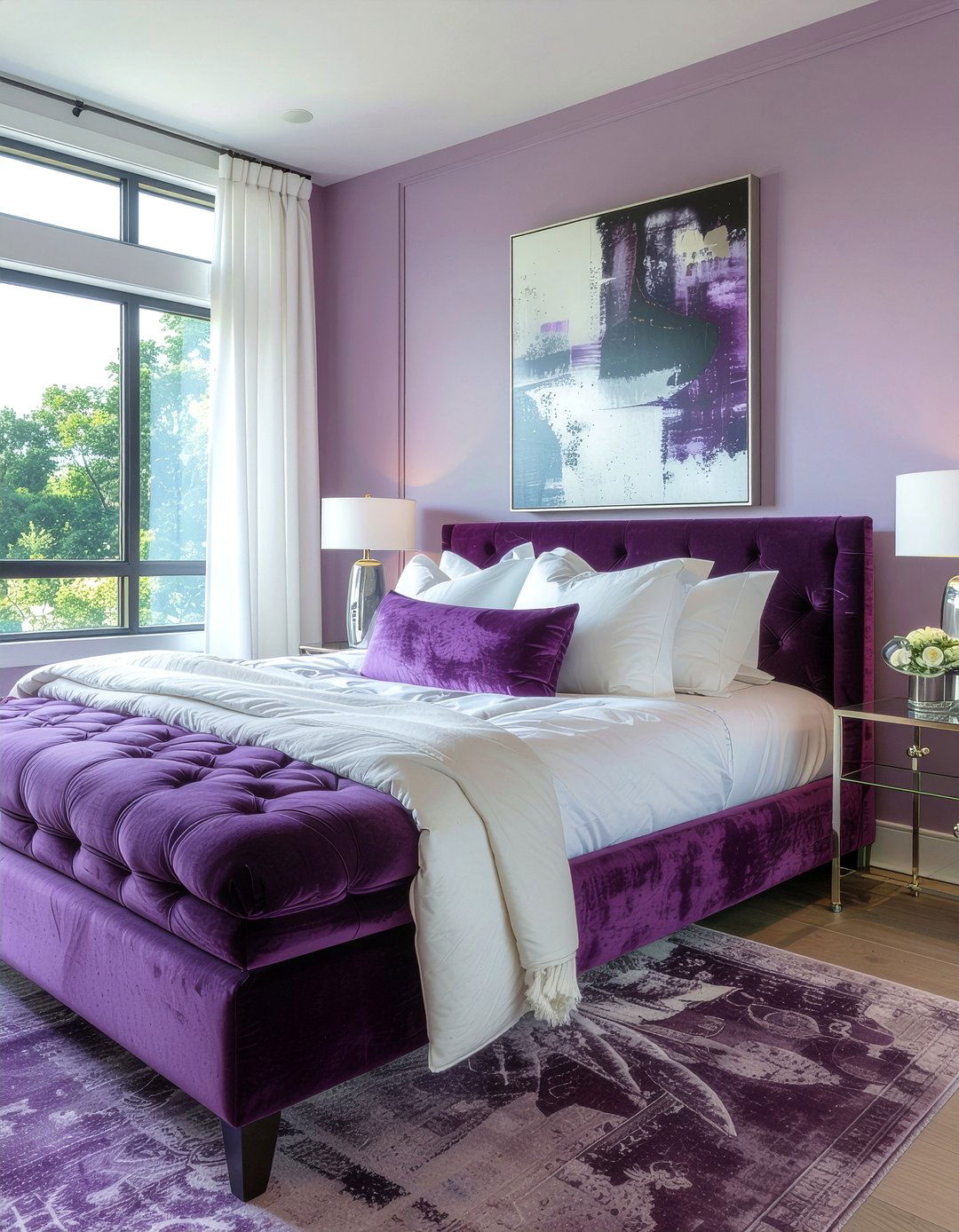 Royal Purple Bedroom - 30 bedroom purple walls