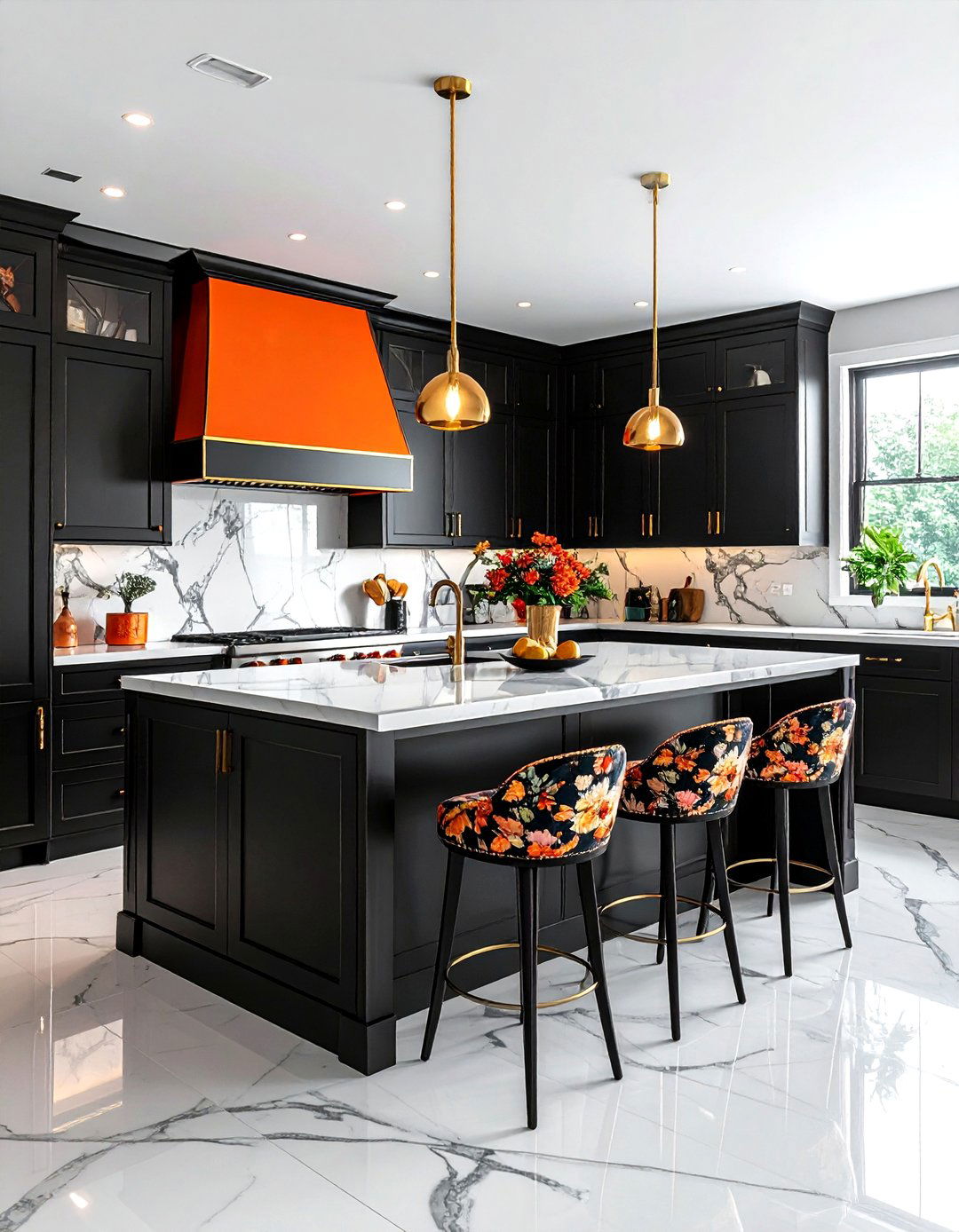RuPaul Black Kitchen - 30 celebrity kitchen ideas