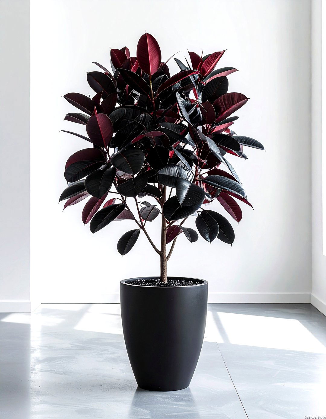 Rubber Tree - 30 artificial plant ideas