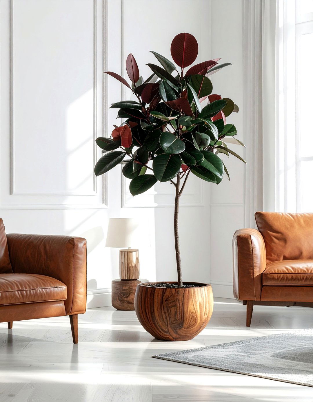 Rubber Tree - 30 indoor plant ideas