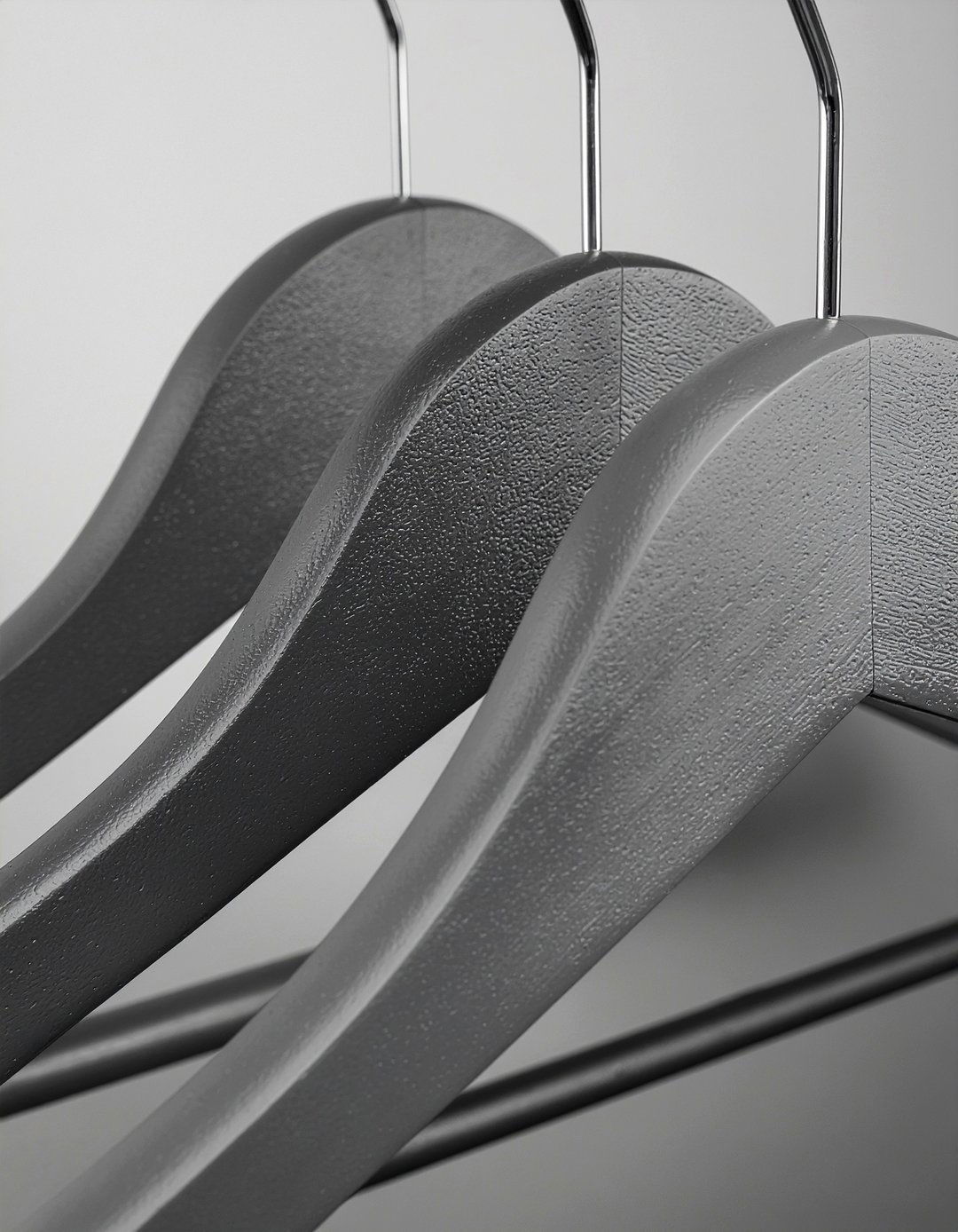 Rubber coated hangers - 30 bedroom clothes hangers