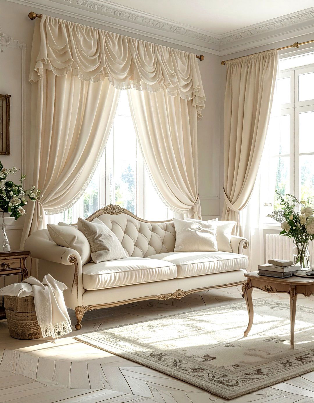 Ruffled Valance - 30 living room window valances