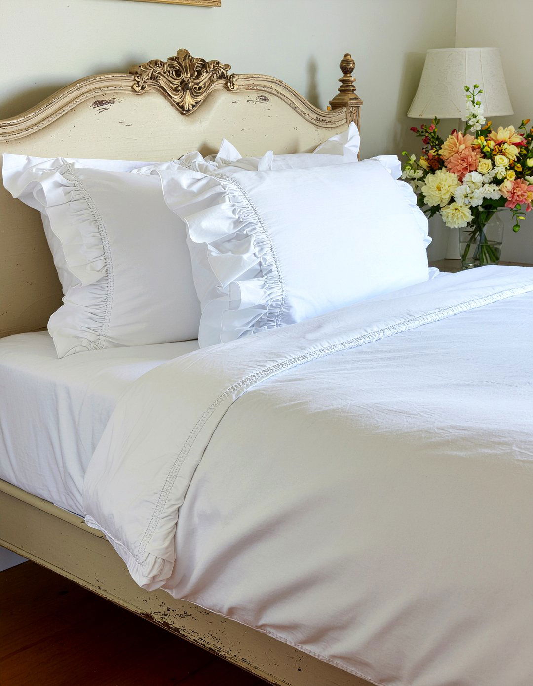 Ruffled euro shams - 30 bedroom euro shams