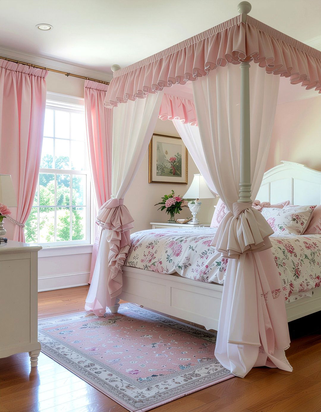 Ruffled romantic drapes - 30 bedroom drapes