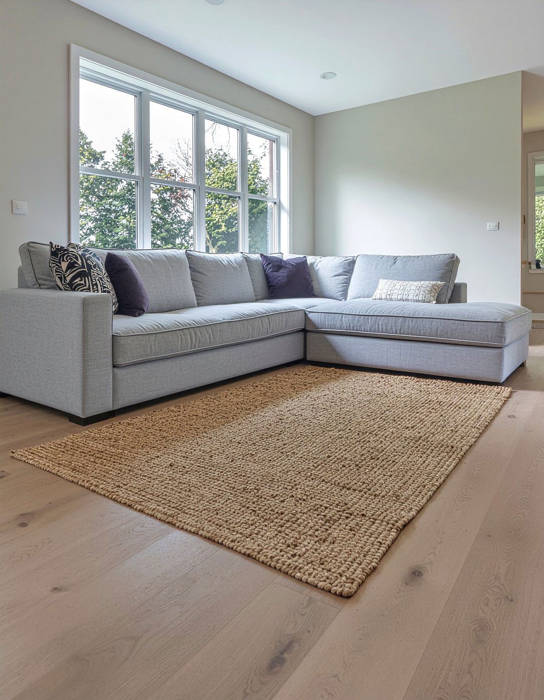 Rug For L Shaped Sofa - 30 living room rug placement ideas