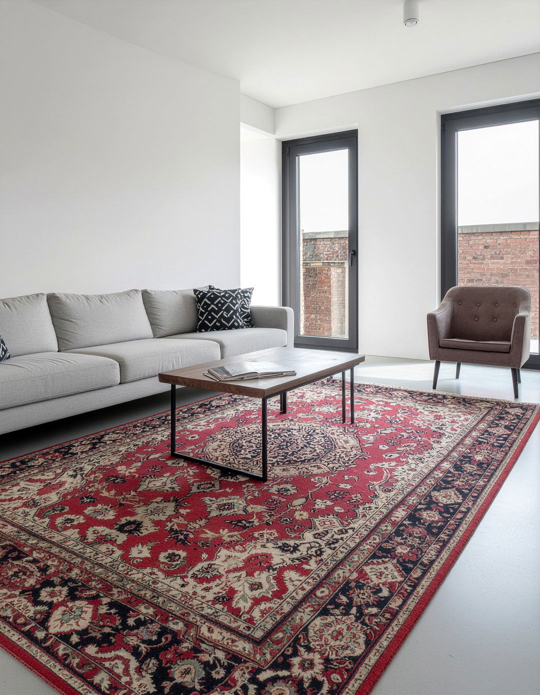 Rug For Open Concept - 30 living room rug placement ideas