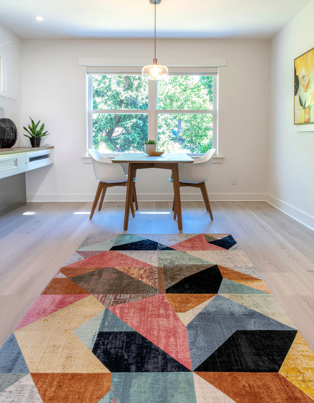 Rug Placement For Small Dining Room - 30 dining room space saving ideas