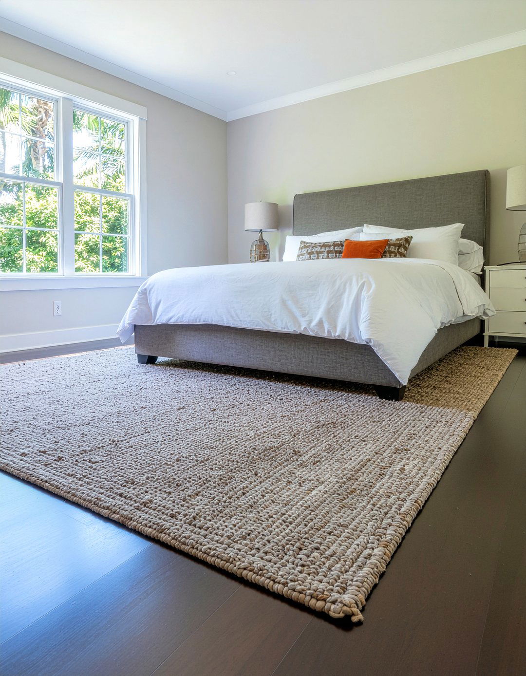 Rug Placement - 30 bedroom hacks