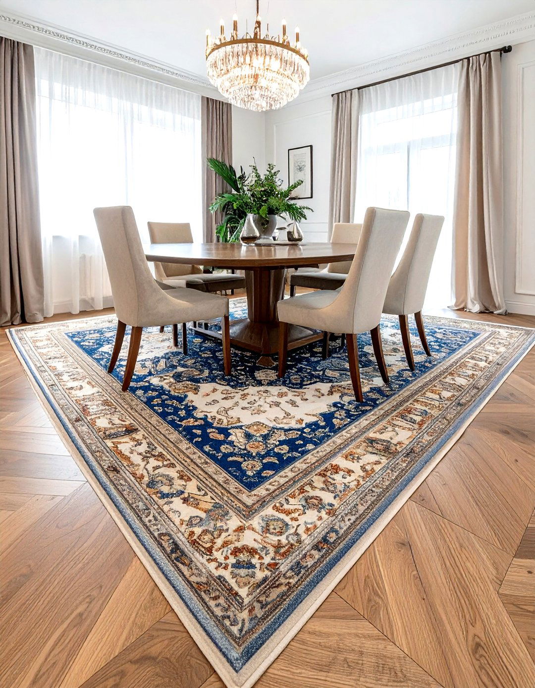 Rug Under Dining Room - 30 livable dining room ideas