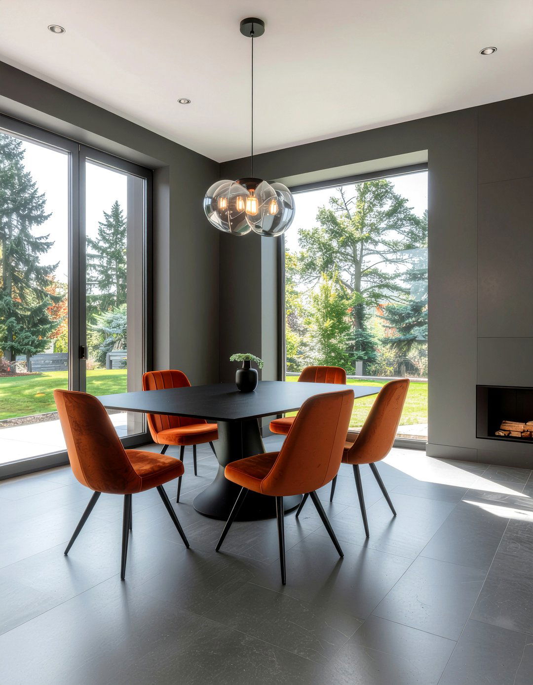 Rust And Charcoal Dining Room - 30 rust dining room ideas