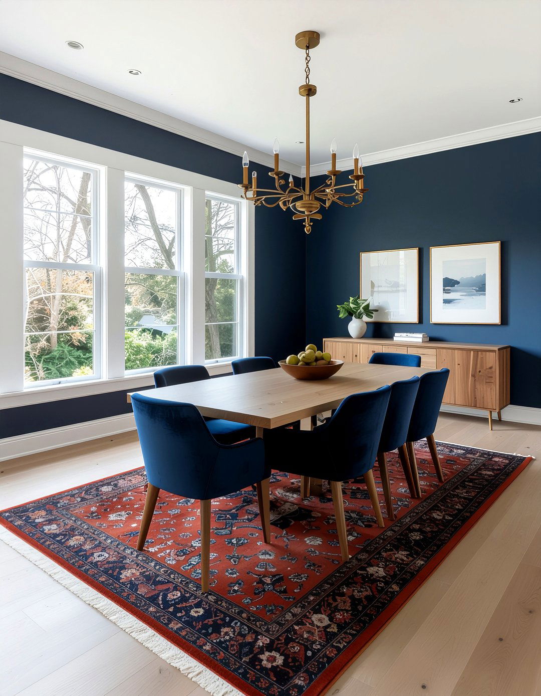 Rust And Navy Dining Room - 30 rust dining room ideas
