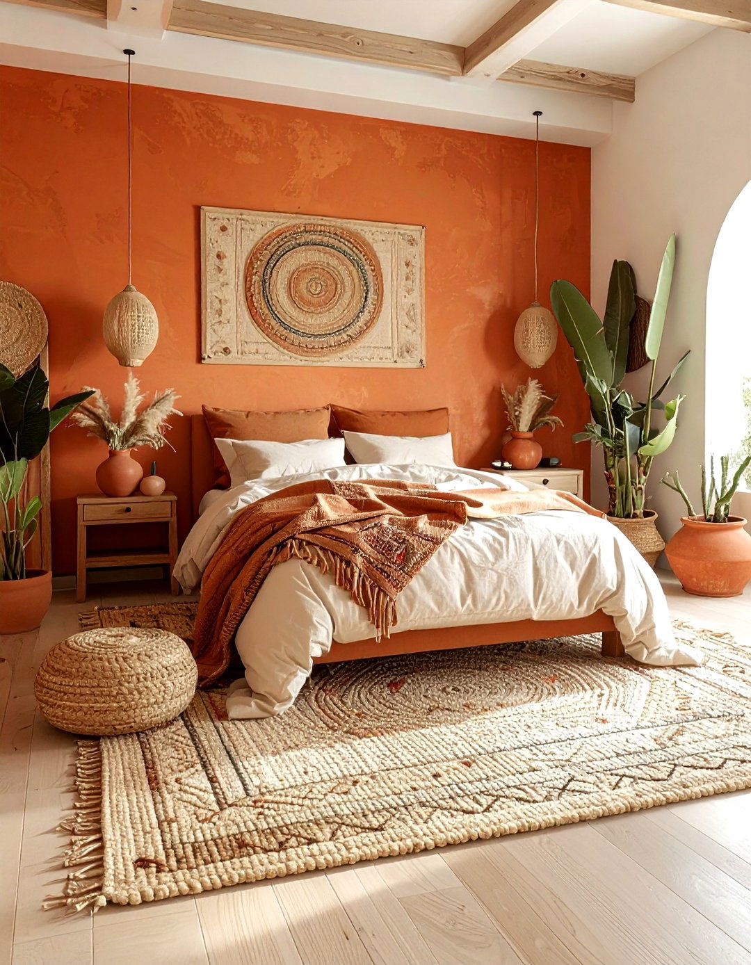 Rust Bedroom - 30 bedroom paint color ideas