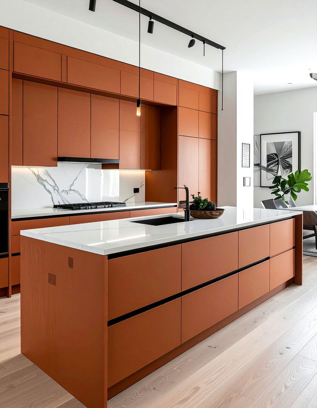 Rust kitchen cabinets - 30 rust kitchen ideas