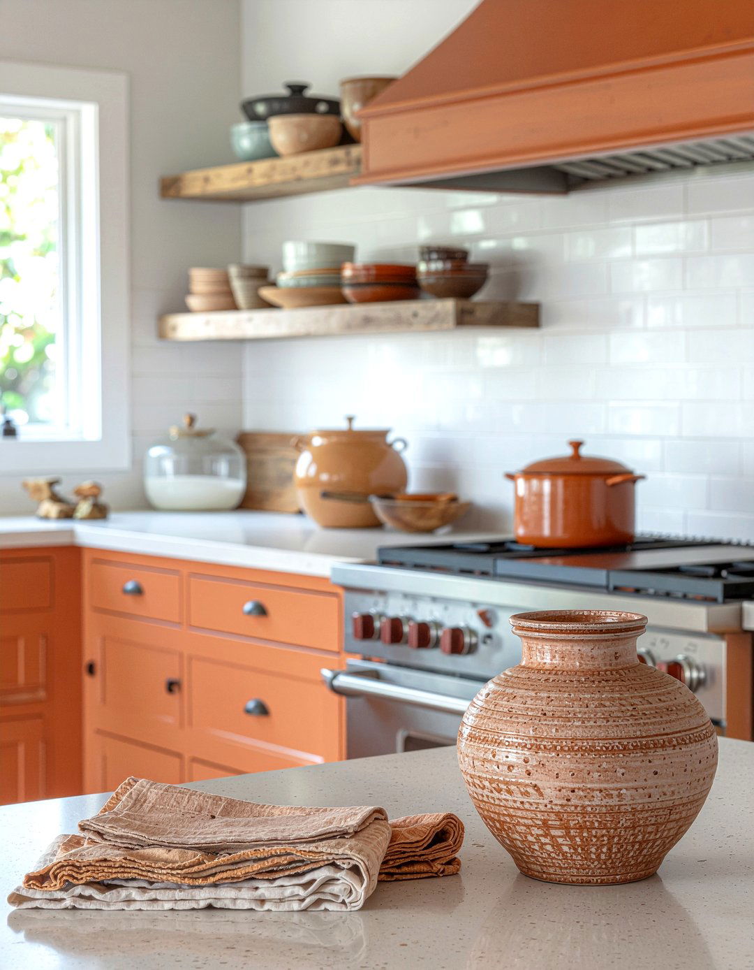 Rust orange kitchen decor - 30 orange kitchen ideas