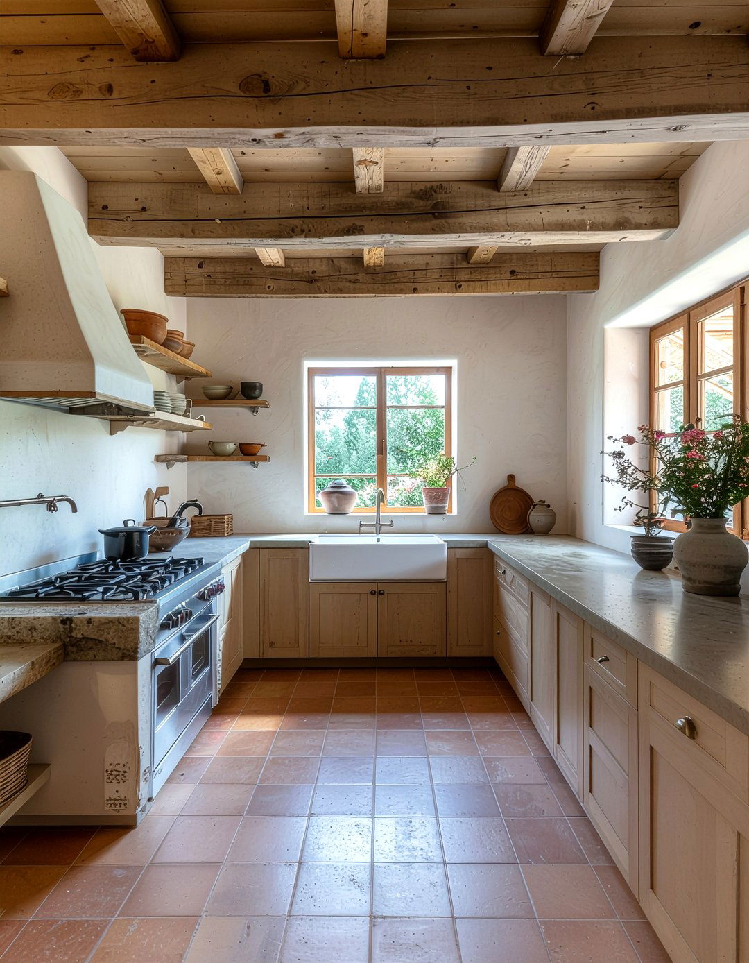 Rustic Asian kitchen - 30 Asian kitchen ideas