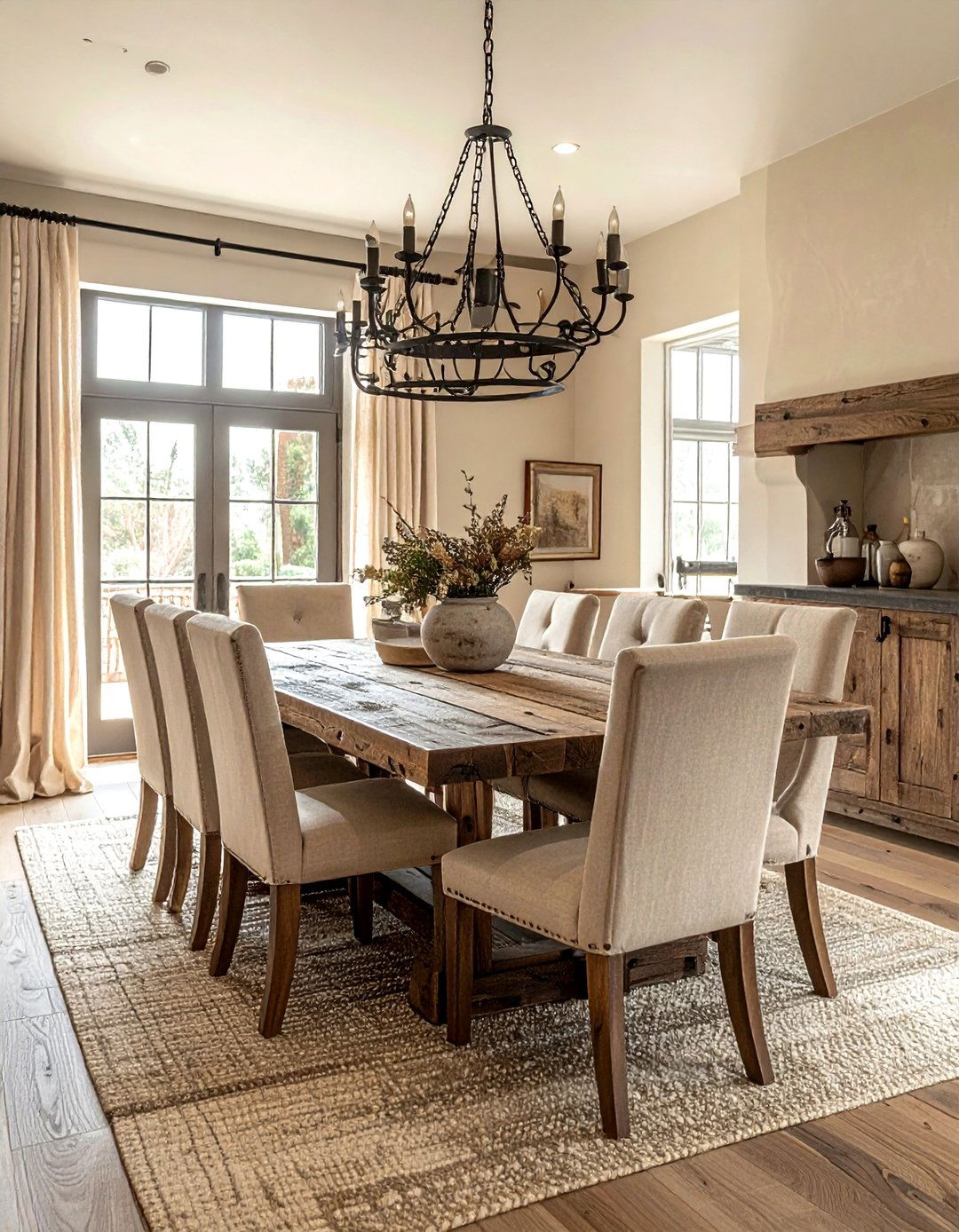 Rustic Beige Dining Room - 30 beige dining room furniture ideas