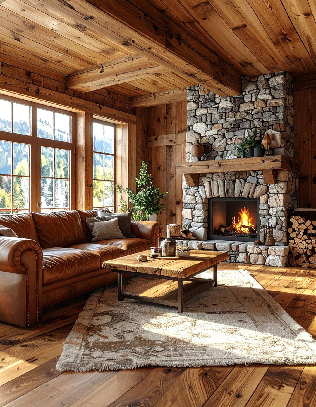 Rustic Board And Batten - 30 living room board and batten ideas