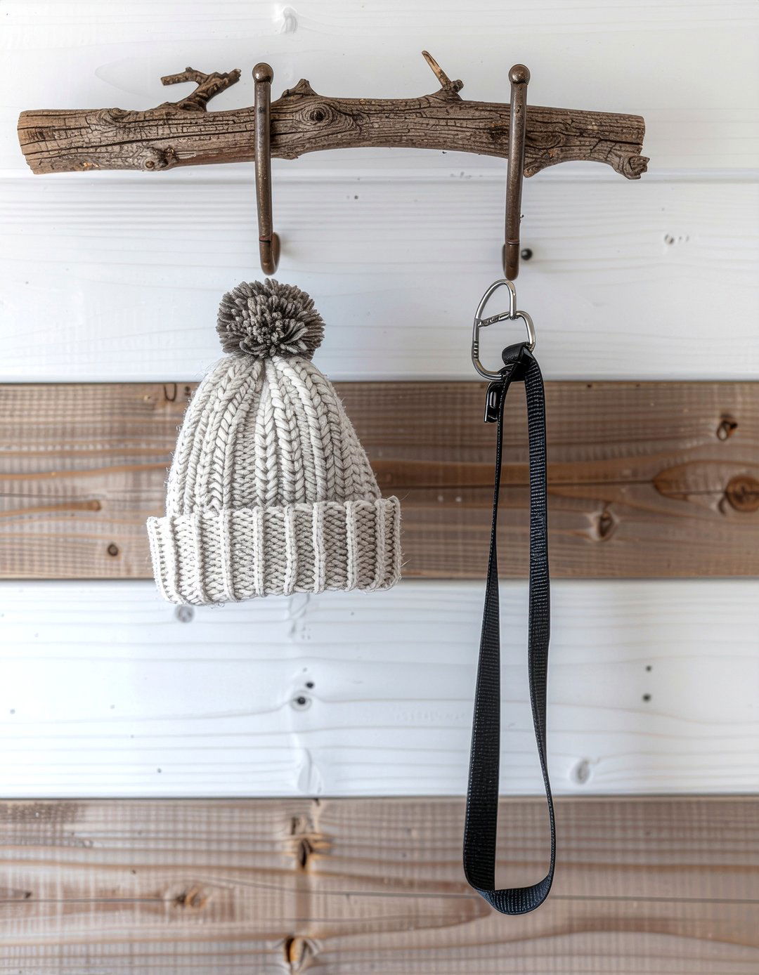 Rustic Branch Wall Hook - 30 entryway hook ideas