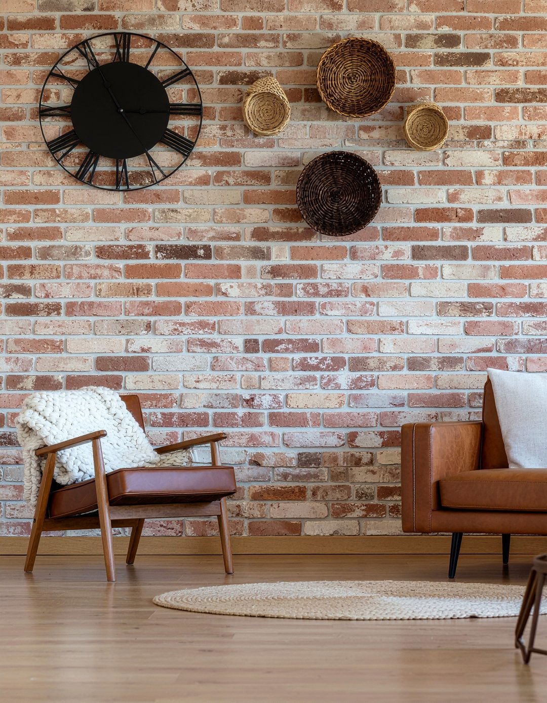Rustic Brick Wall Decor - 30 living room brick wall ideas