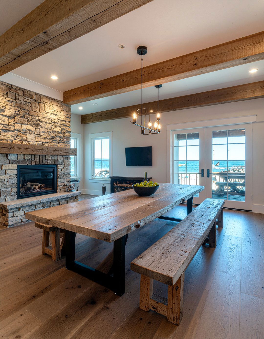 Rustic Coastal Dining Room Furniture - 30 beach house dining room ideas