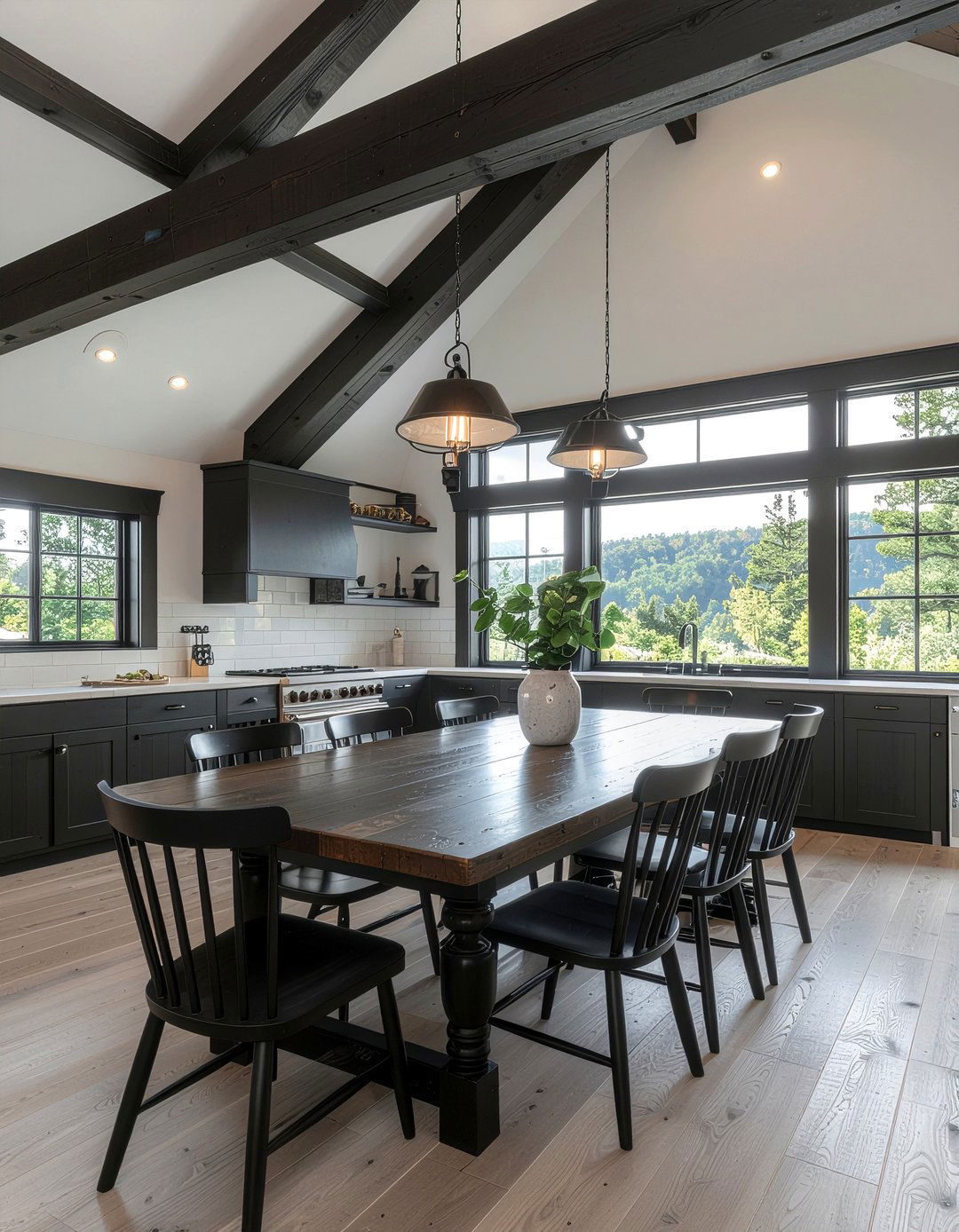 Rustic Dark Dining Room - 30 dark dining room ideas