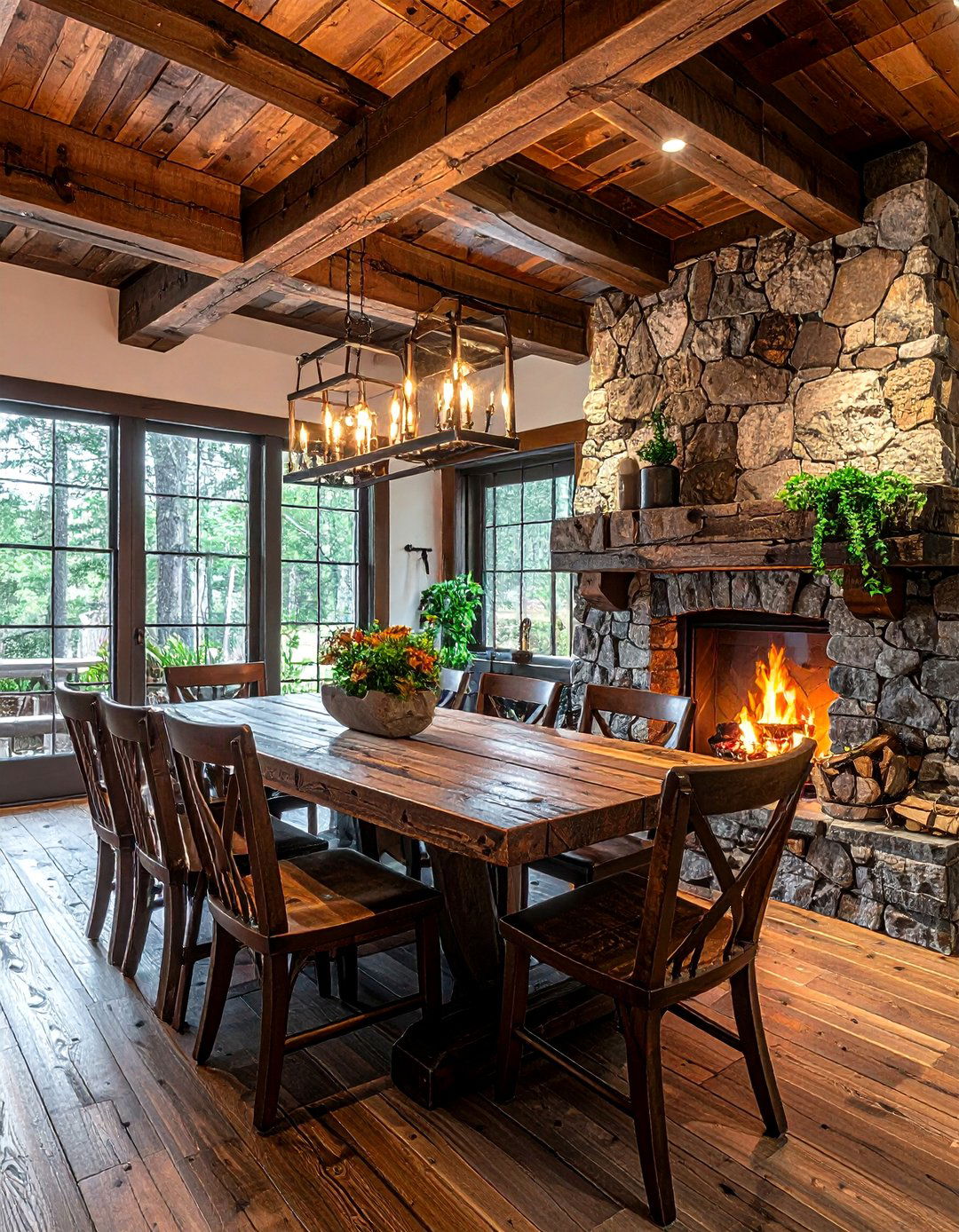 Rustic Dining Room - 30 attention-grabbing dining room ideas