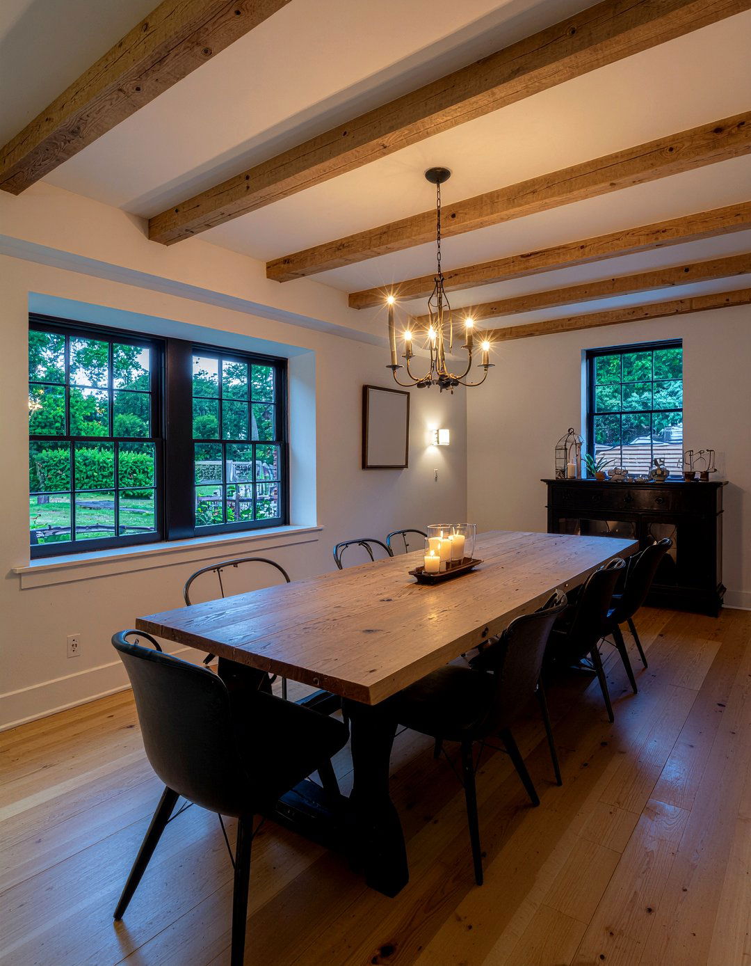 Rustic Dining Room Evening - 30 night dining room ideas