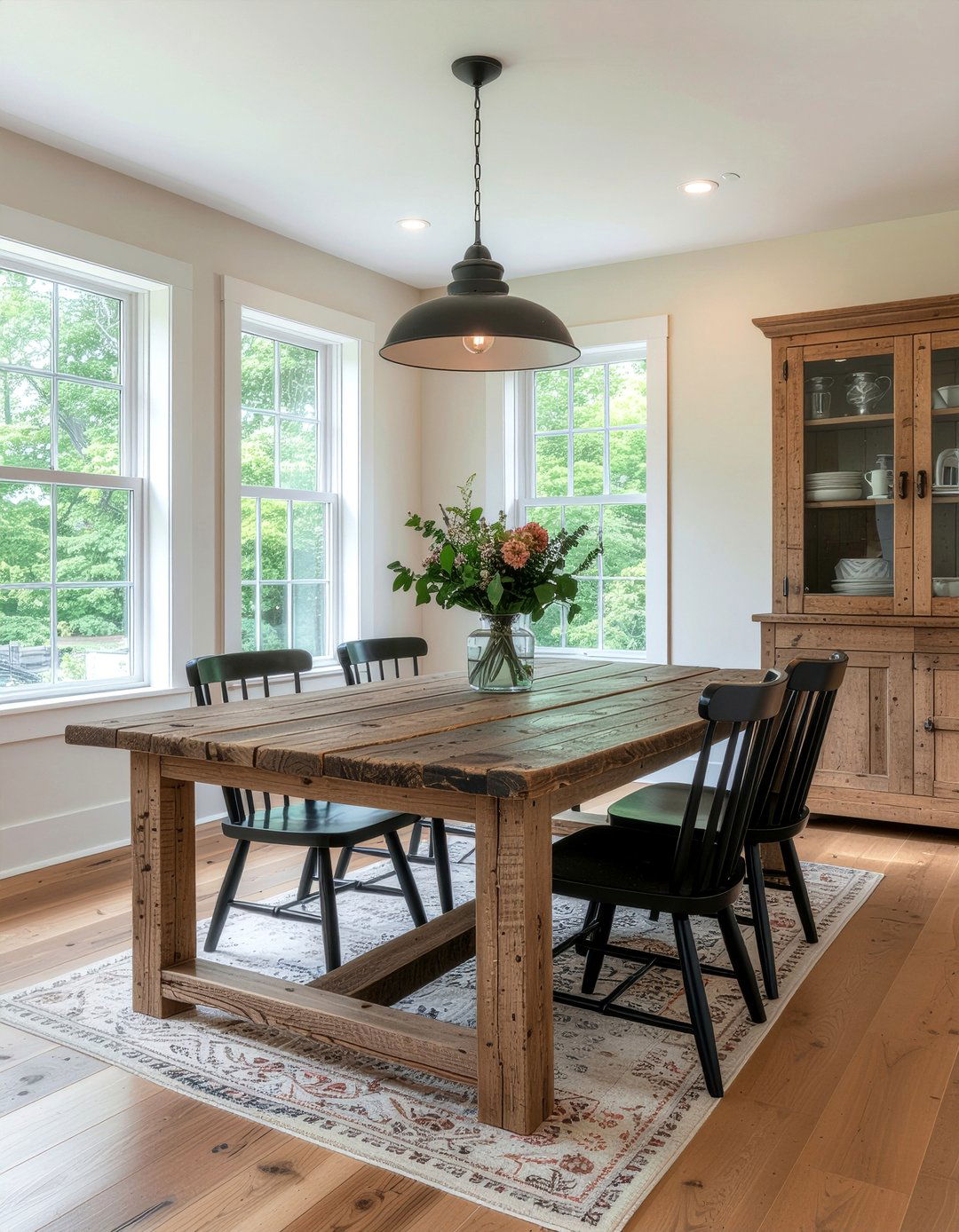 Rustic Farmhouse Dining Room - 30 forever dining room ideas