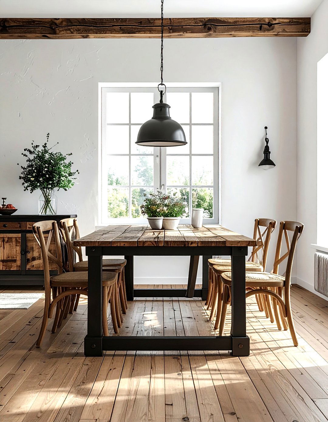 Rustic Farmhouse Dining Room - 30 Los Angeles dining room ideas