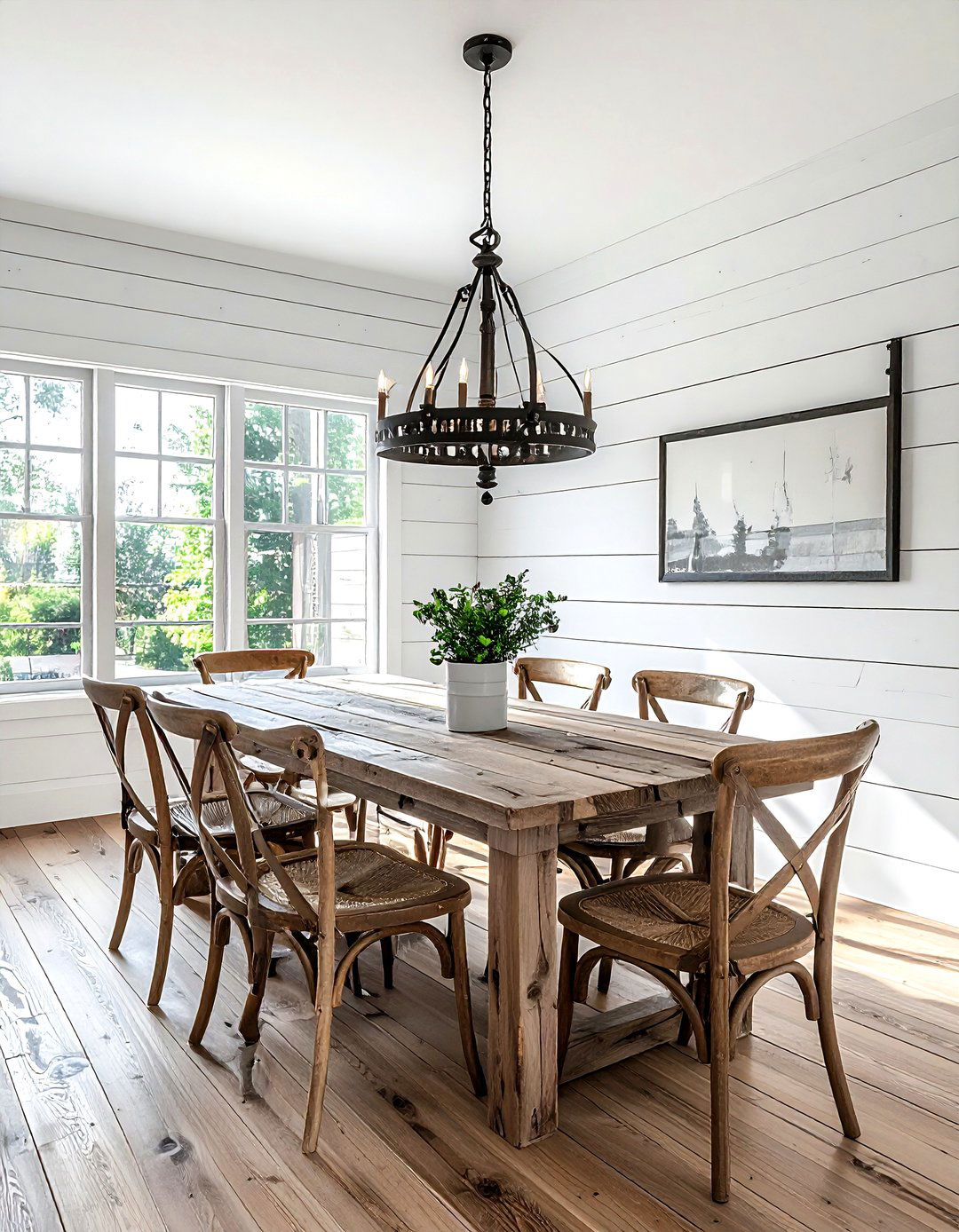 Rustic Farmhouse Dining Room - 30 professional dining room ideas