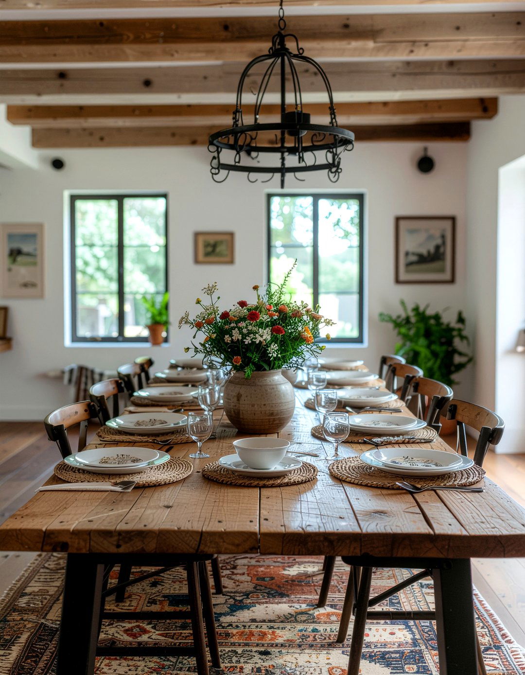 Rustic Farmhouse Tableware - 30 dinnerware dining room ideas