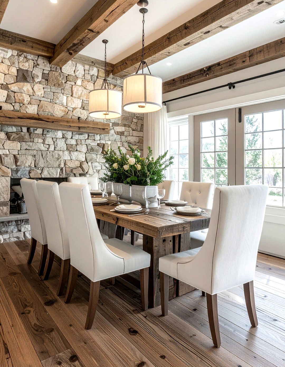 Rustic Formal Dining - 30 dining room formal entertaining ideas