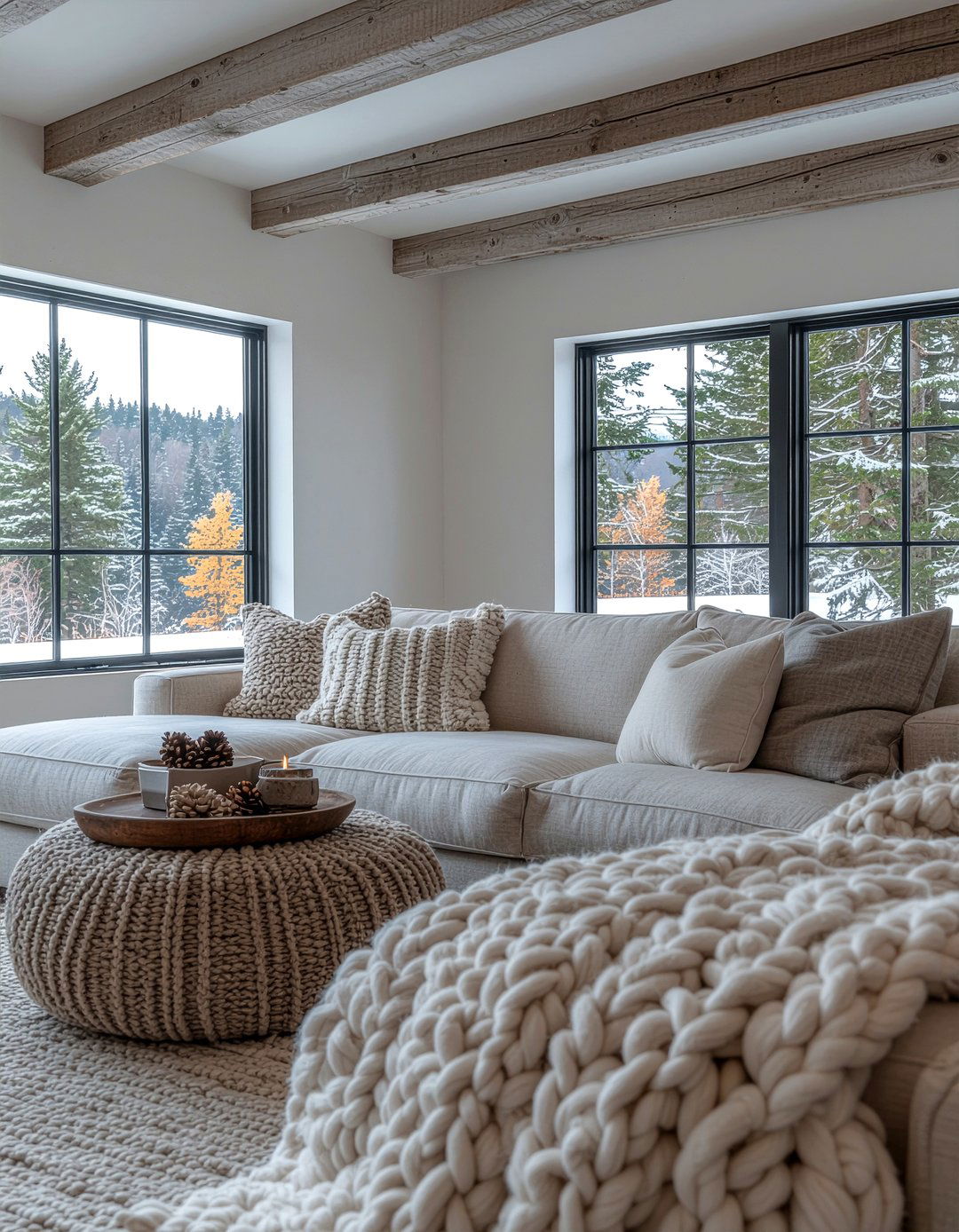 Rustic Gray Living Room - 30 cool gray living room ideas