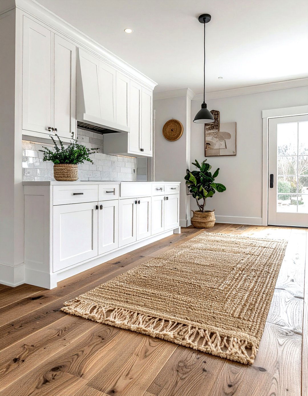 Rustic Hardwood Flooring - 30 American country kitchen ideas