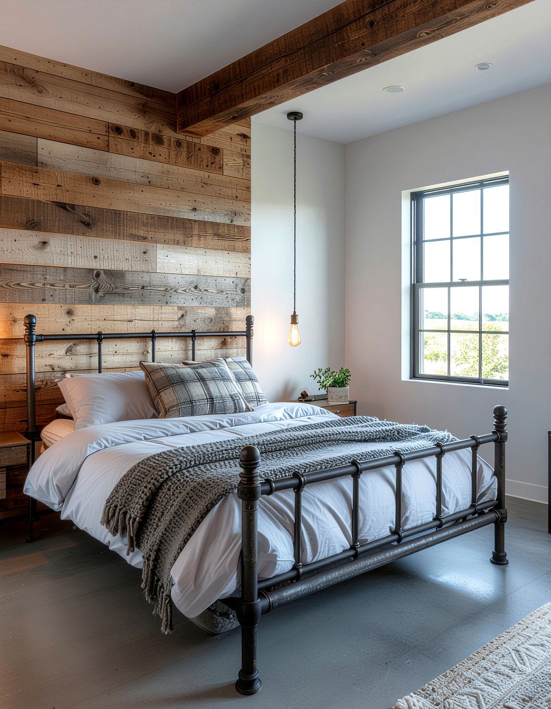 Rustic Industrial Bedroom - 30 eclectic decor ideas