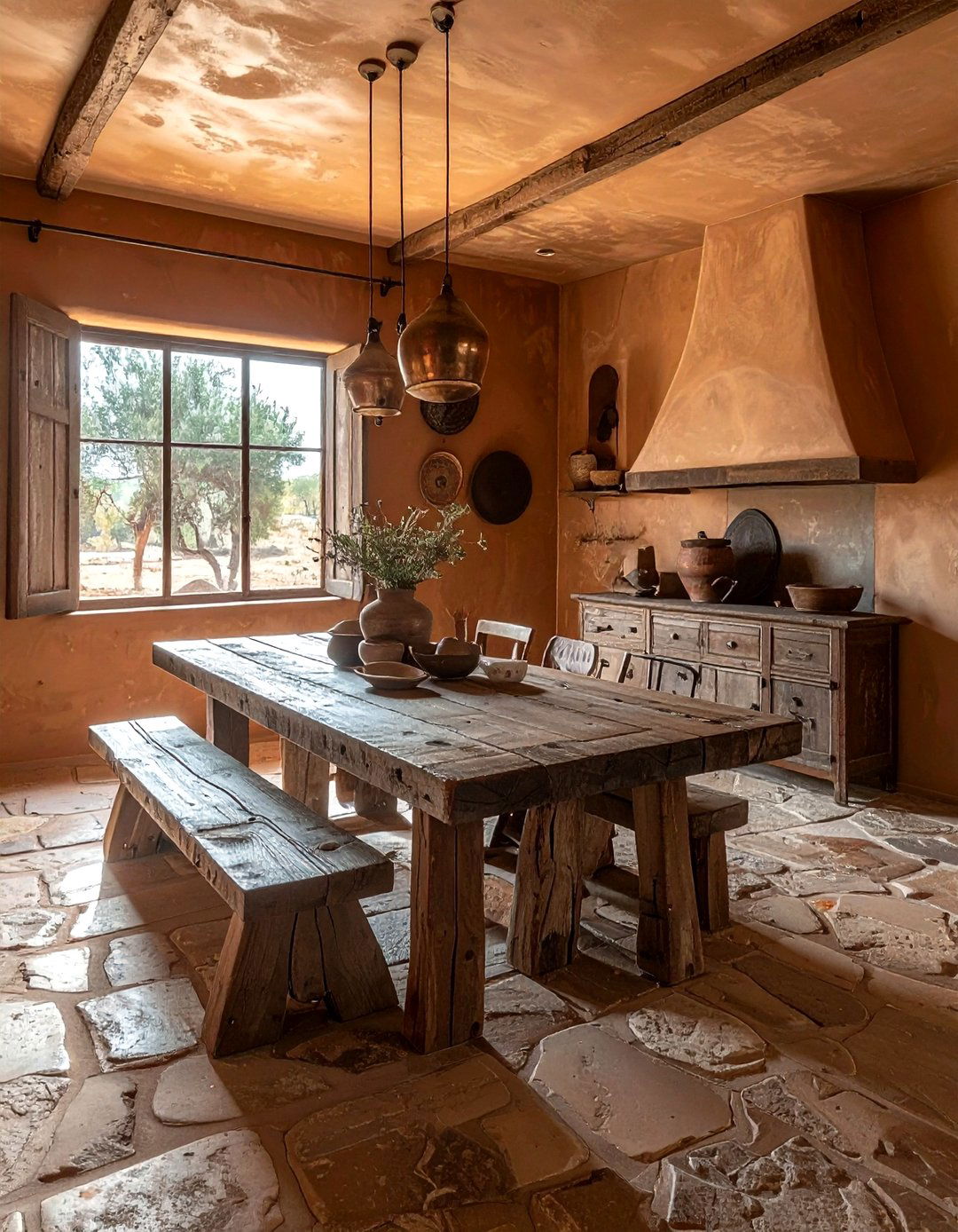 Rustic Karoo Dining Room - 30 South African dining room ideas