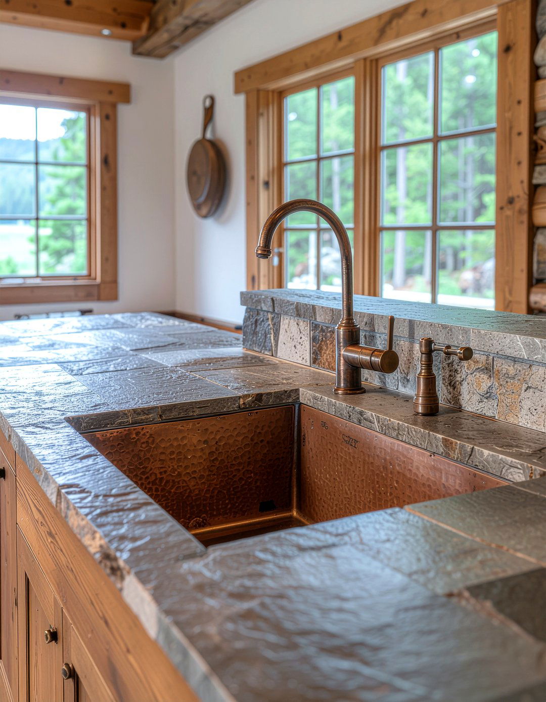 Rustic Kitchen Bridge Faucet - 30 bridge kitchen faucet ideas