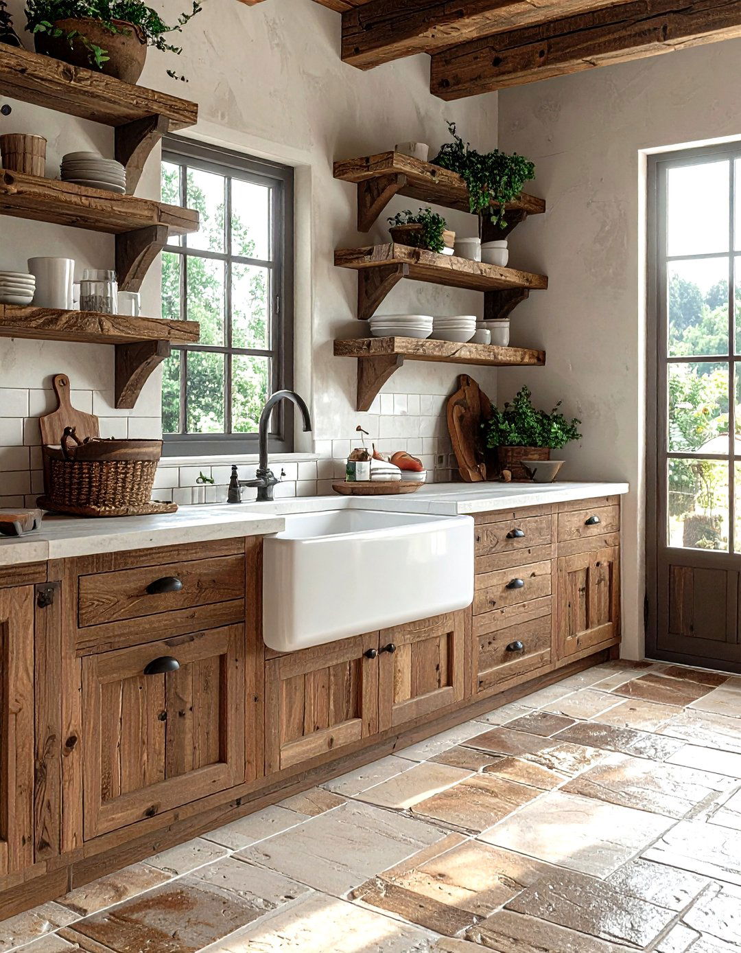 Rustic Kitchen Element - 30 apartment kitchen ideas