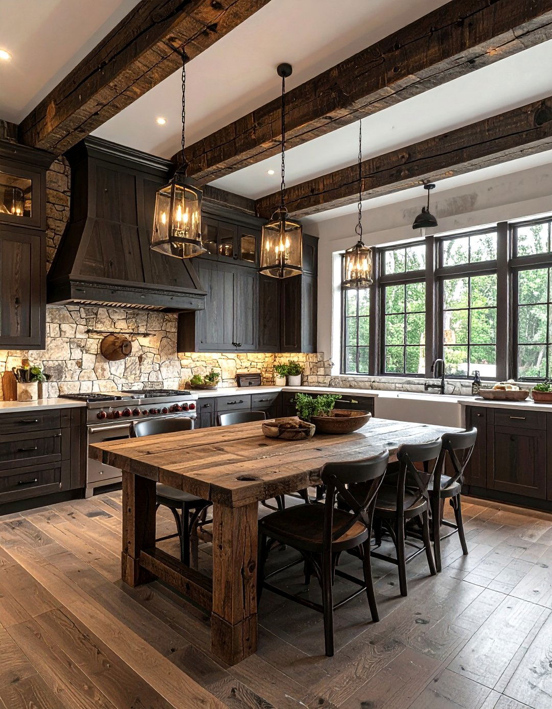 Rustic Kitchen Stone - 30 kitchen furniture layout