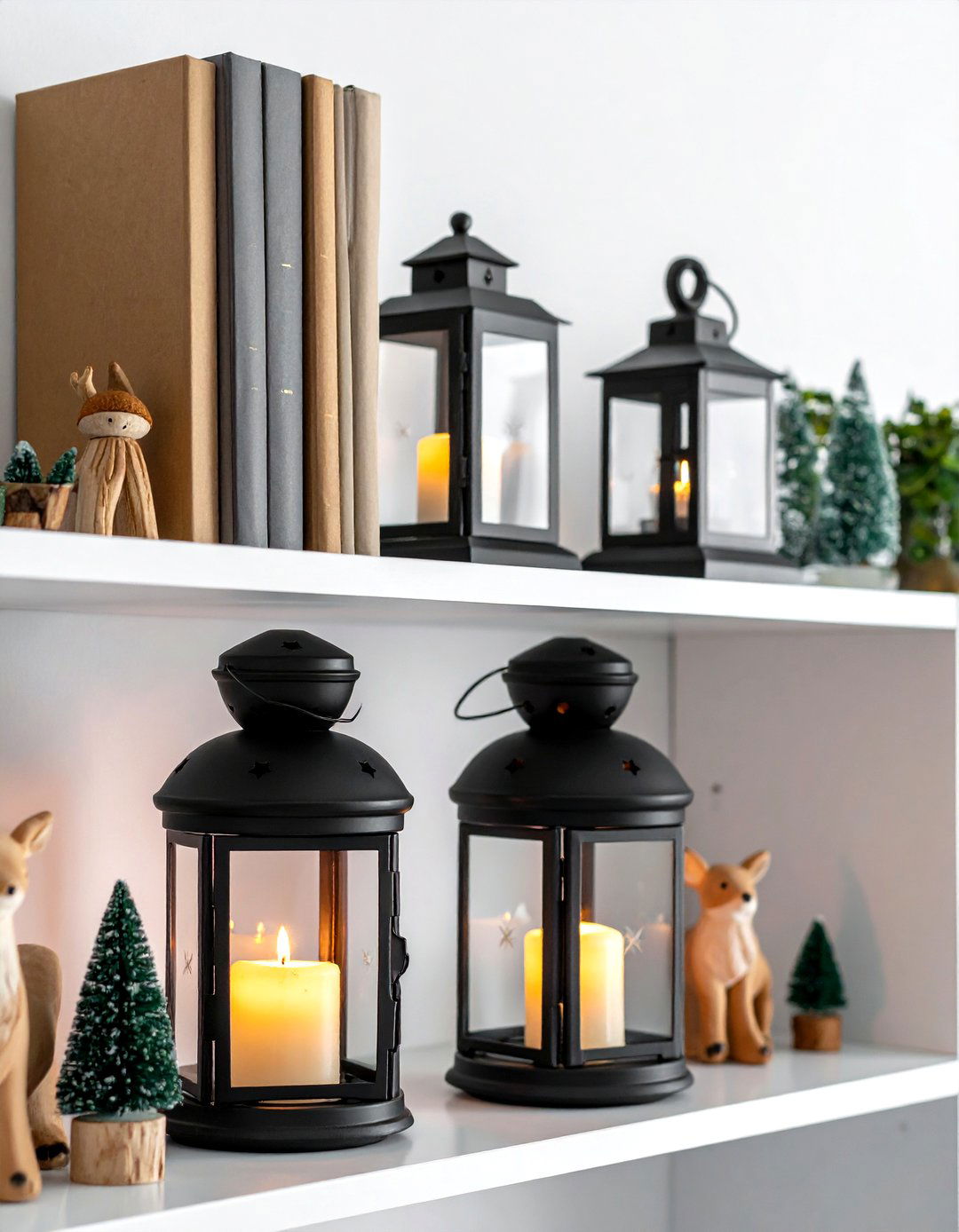 Rustic Lantern Lighting - 30 woodland decor ideas
