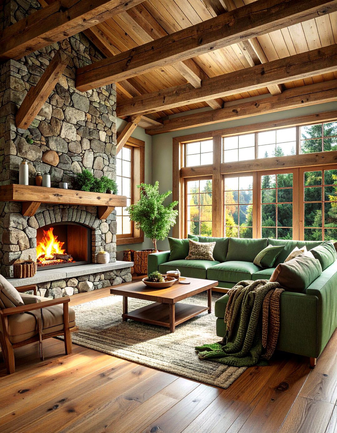 Rustic Living Room - 30 serene living room ideas