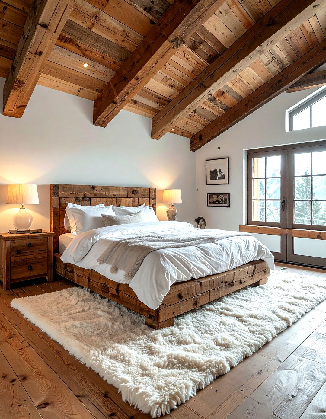 Rustic Loft Bedroom - 30 cabin decor ideas