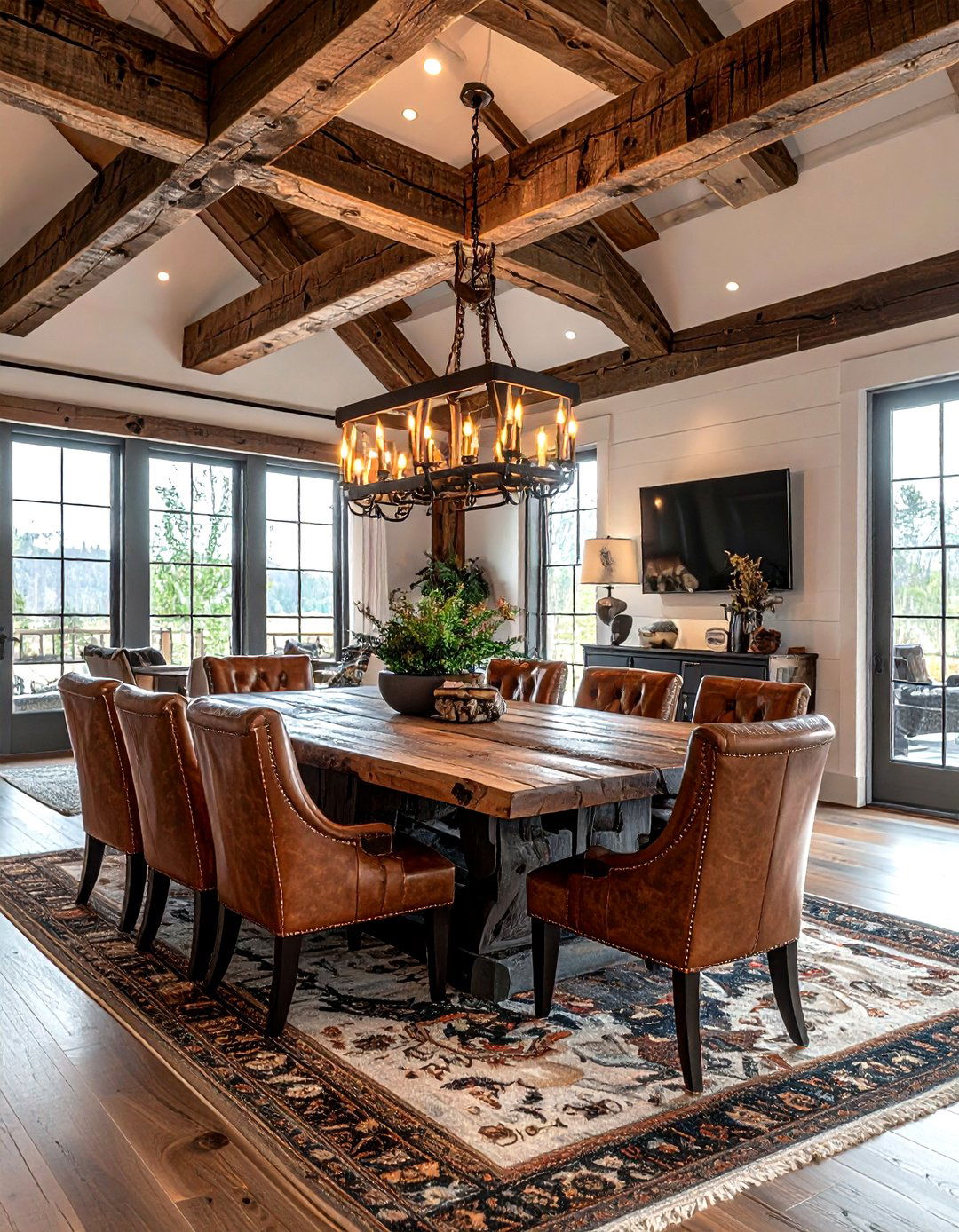 Rustic Luxury Dining Room - 30 grand dining room ideas