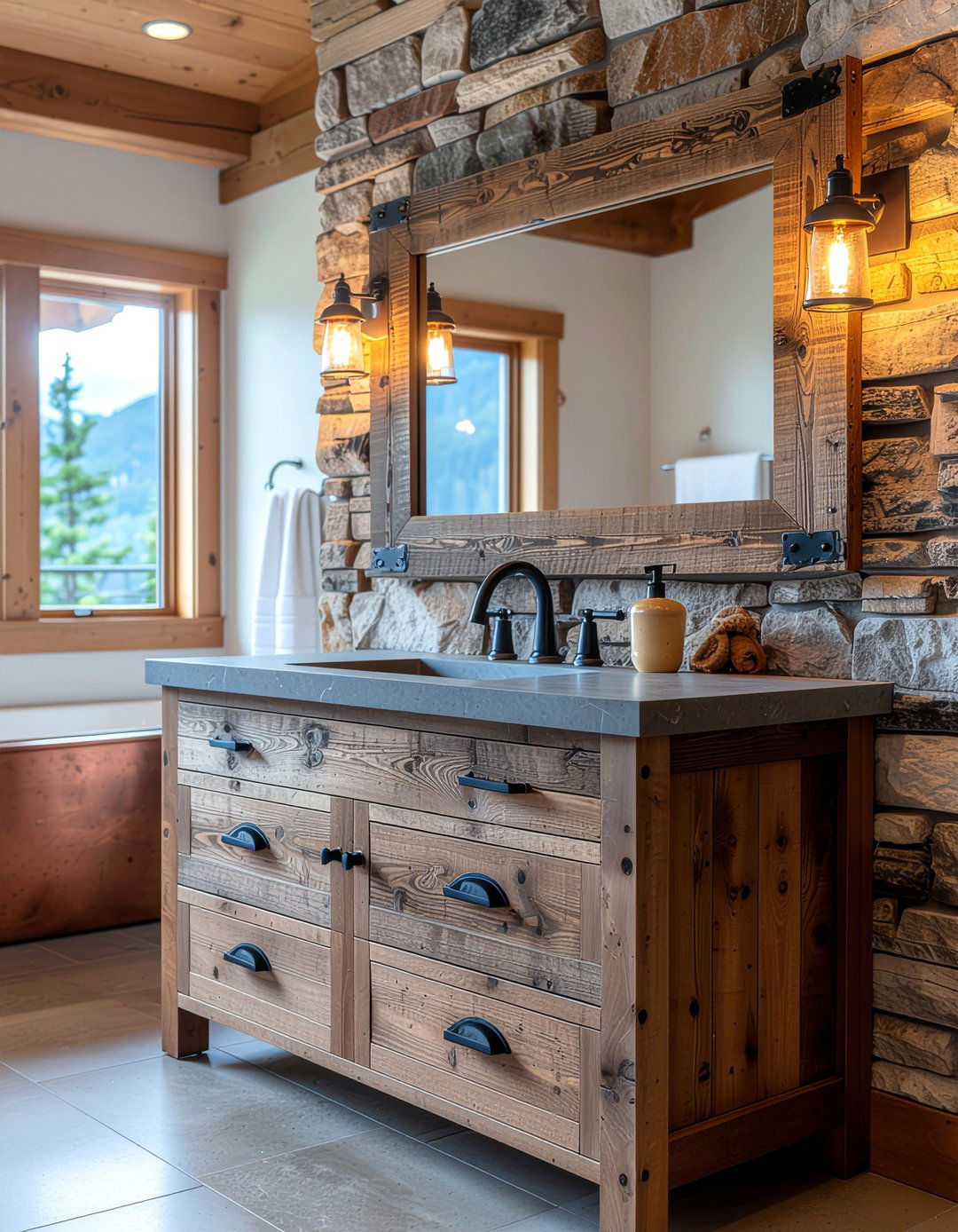 Rustic Medicine Cabinet - 30 recessed medicine cabinet ideas