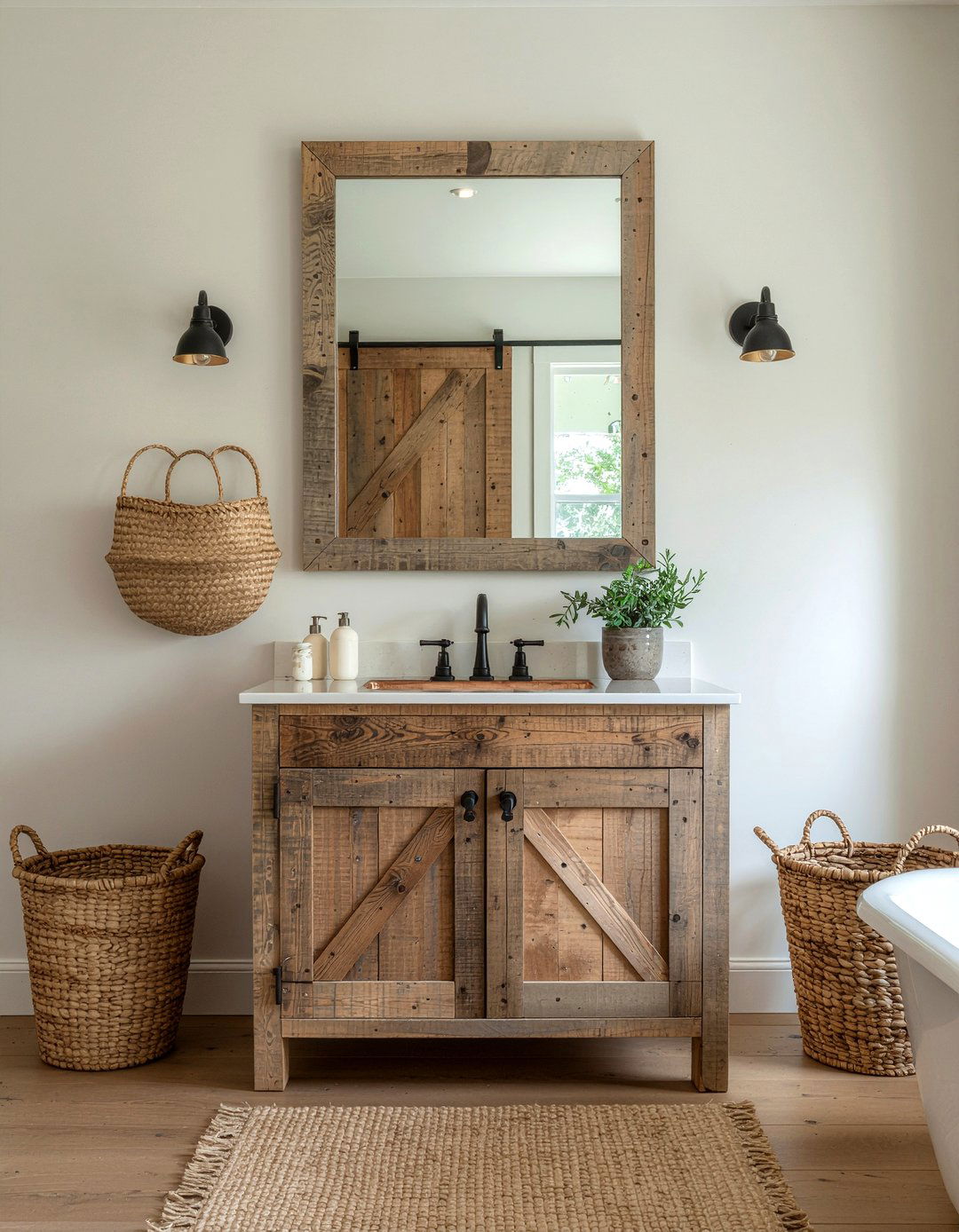 Rustic Medicine Cabinet - 30 mirrored medicine cabinet ideas